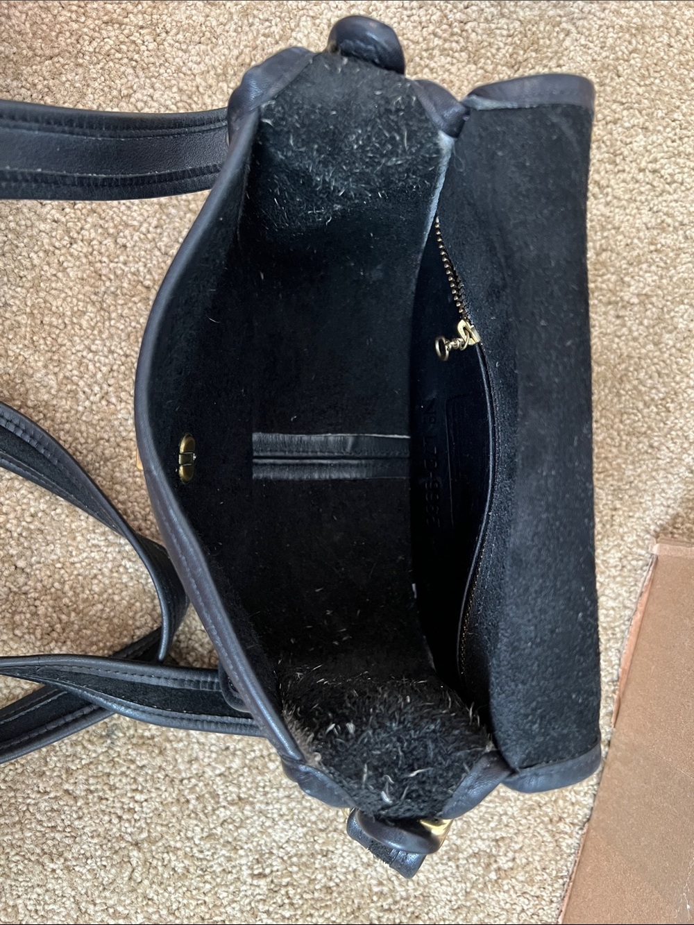 Vintage Coach Black Rambler Legacy 9965 - Picture 3 of 6